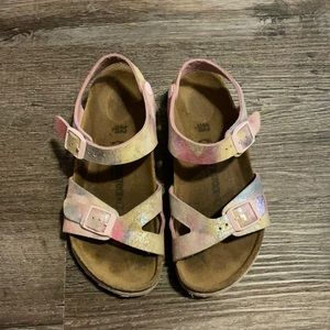 Rainbow shimmer Birkenstocks